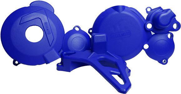 Крышки защитные на двигатель ZS NB300 (Синие) pitbikemarket.ru