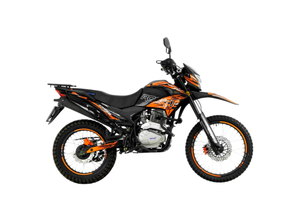 Мотоцикл эндуро ROCKOT XR250 (черный/оранжевый, 21/18, ЭПТС) pitbikemarket.ru