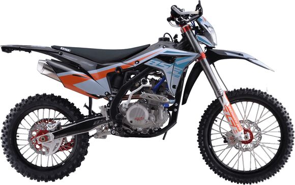 Кроссовый мотоцикл BSE Z8 300e 21/18 Blue Orange Black 2 pitbikemarket.ru