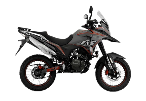 Мотоцикл турэндуро ROCKOT DAKAR 250 (171YMM, серый/красный, ЭПТС) pitbikemarket.ru