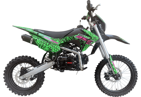 Питбайк BSE EX 17/14 Max13 Green Pink Neon (040) pitbikemarket.ru