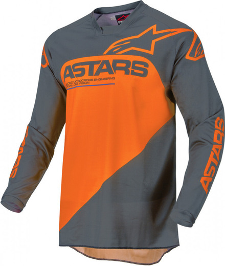 ALPINESTARS Джерси RACER SUPERMATIC JERSEY (антрацитово-оранжевый, 1440, L) pitbikemarket.ru