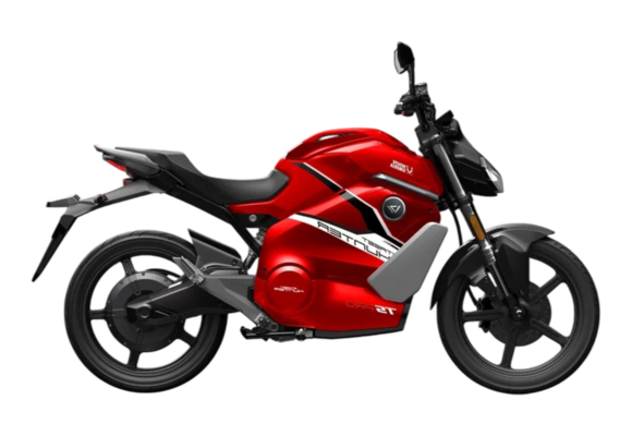 Электромотоцикл WHITE SIBERIA SUPER SOCO STREET HUNTER PRO (Красный) pitbikemarket.ru