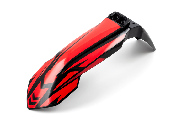 Крыло переднее на эндуро KTM 17-23г. (рама K8) черное (с наклейками) pitbikemarket.ru