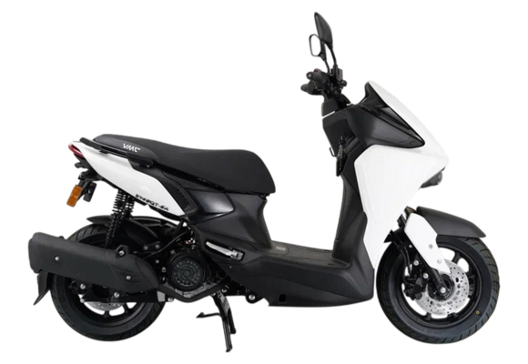 Скутер VENTO (VMC) CYCLONE BY49QT-5A 49 см3 СЕРИЯ T1700 (LED панель, CBS, USB) WHITE pitbikemarket.ru