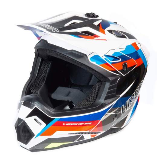 Шлем мото кроссовый HIZER J6801 №8 (M) ADVENTURE pitbikemarket.ru