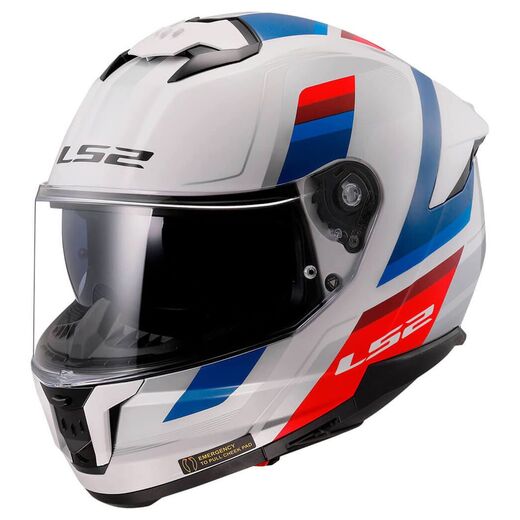 Шлем LS2 FF808 STREAM 2 VINTAGE White Blue Red L pitbikemarket.ru