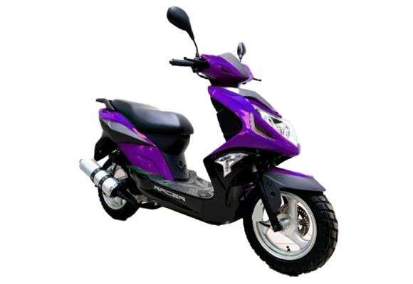 Скутер Racer RC50QT-6F Flame (фиолетовый) (Россия) pitbikemarket.ru