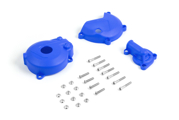 Защита крышек двигателя 177MM (NC250) синие OTOM ZS pitbikemarket.ru