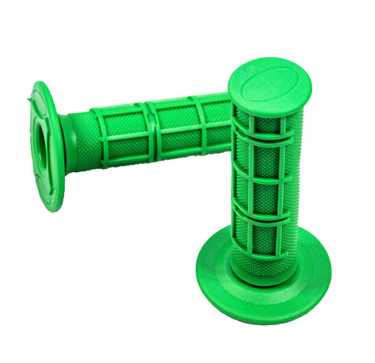Грипсы SM-PARTS MX 1/2 Waffle зеленые pitbikemarket.ru