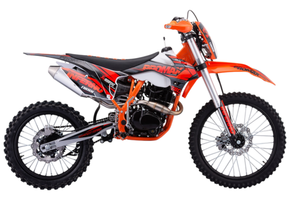 Кроссовый мотоцикл PROMAX INFERNO 380 (4 valves, 5 gears) оранжево-черный pitbikemarket.ru